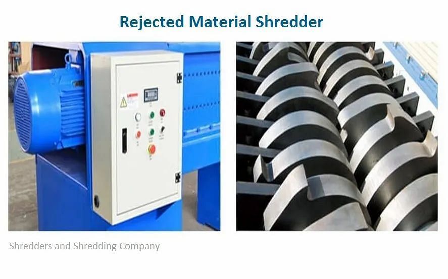 Rejected Material Shredder, Capacity (kg/Hr): 500