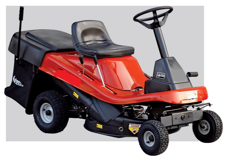 Ride on lawn mover, 100