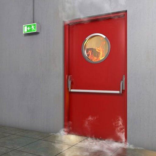 RK GI Fire Safety Door