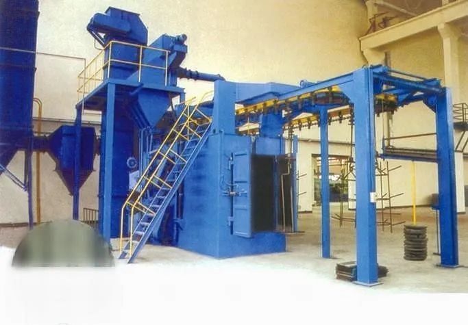 RK Industries Manual Hanger Type Shot Blasting Machine, For Industrial