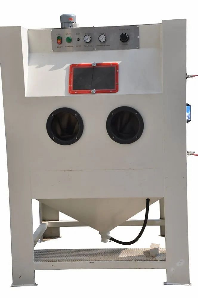 RK Industries Semi Automatic Suction Blasting Machine, Aluminium Pressure