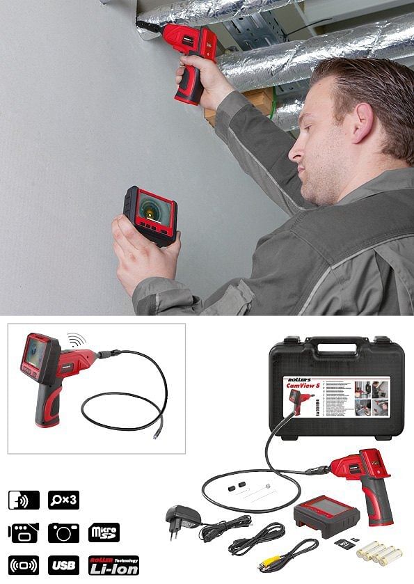 Roller,Rems Roller''s Camview S :: Pipe Inspection Camera Endoscope, For INDUSTRIALS