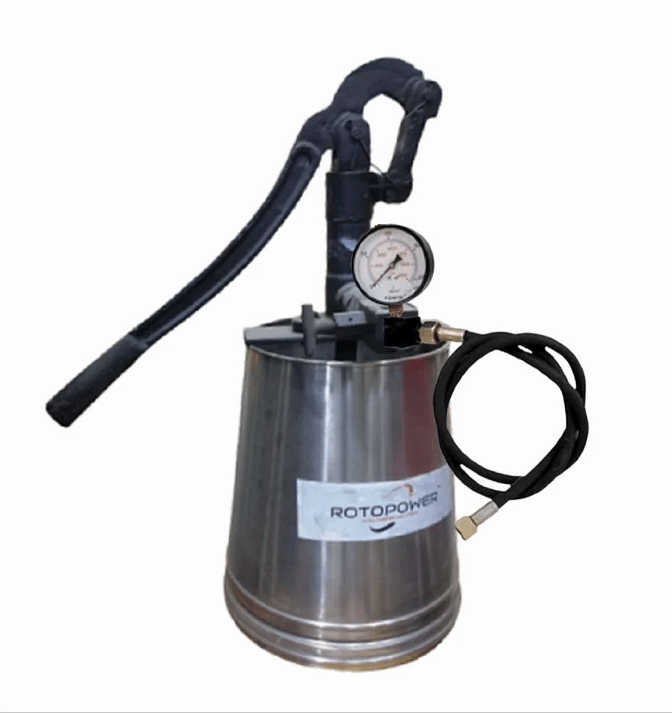 ROTOPOWER Hand Operated Hydraulic Pressure Test Pump, Model Name/Number: HT-35