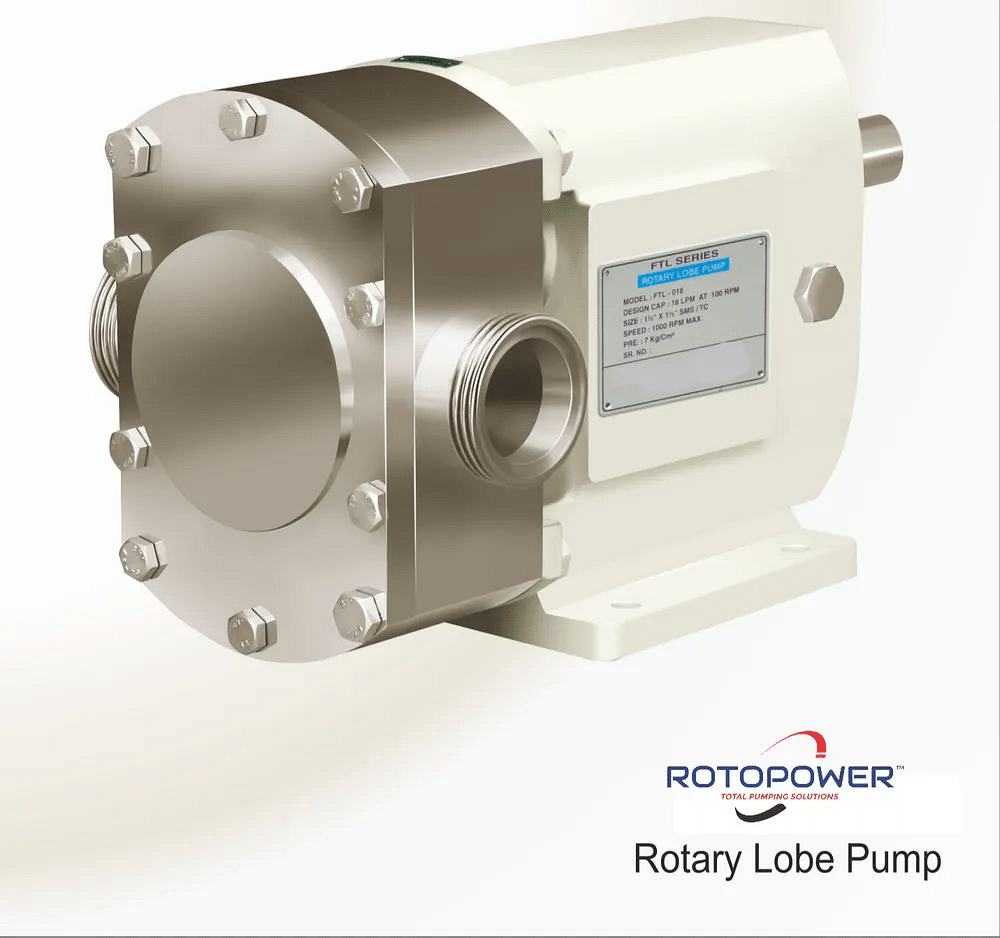 Rotopower Rotary Lobe Pump, Model Name/Number: Ftl