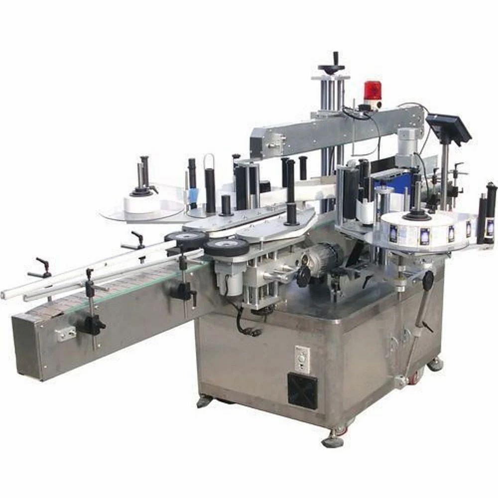 Round Automatic Bottle Labeling Machine, Capacity: 40 BPM