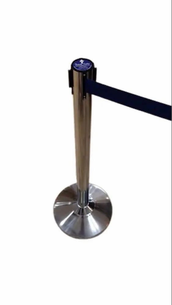 Round (base) Glossy Queue Manager Stand, For Hotel