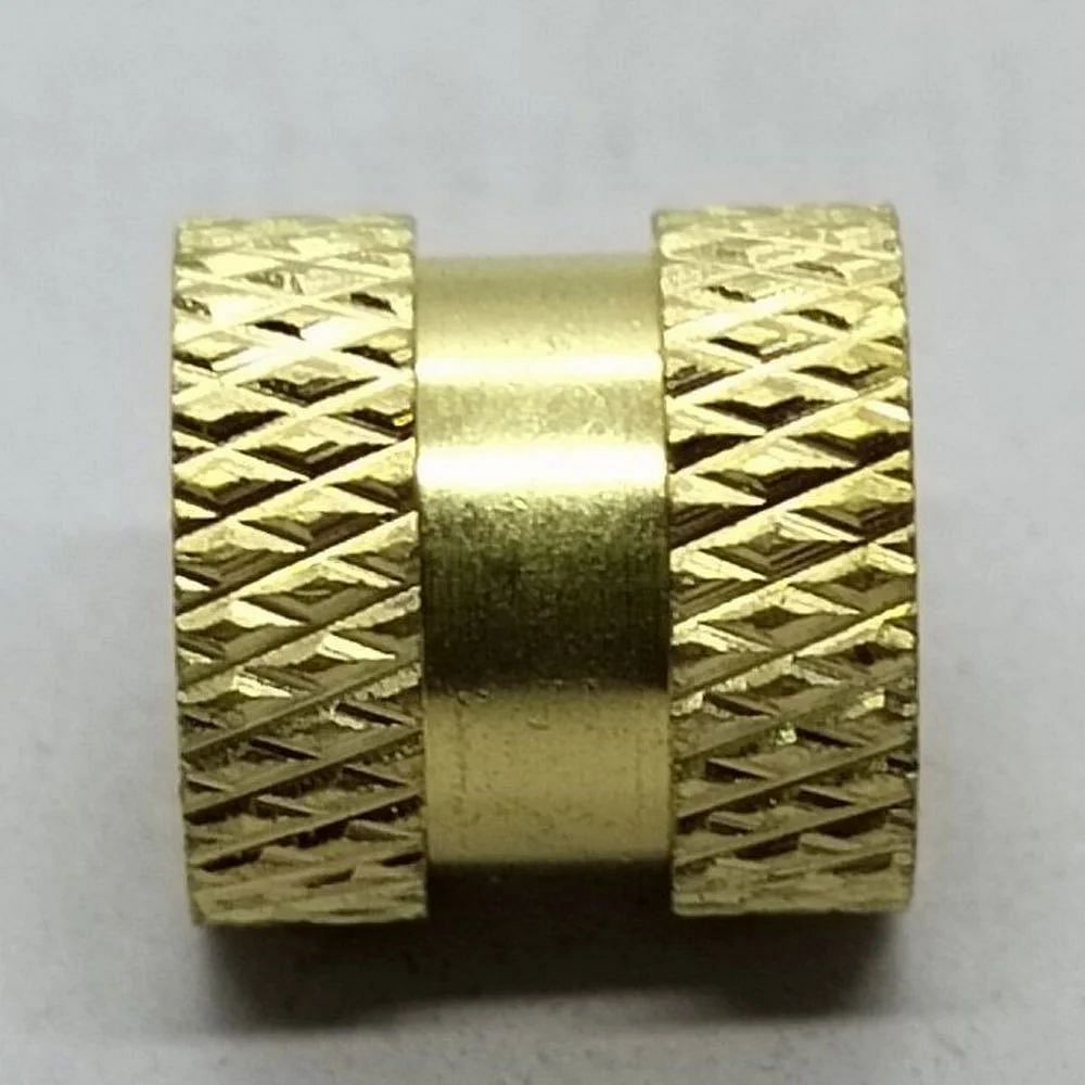 Round Brass Golden Threaded Insert, For Electric Fitting, Diameter: 5mm