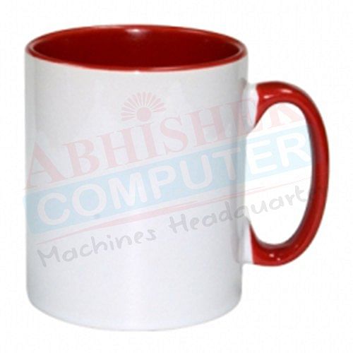 Round Ceramic Inside Color Mug for Gifting