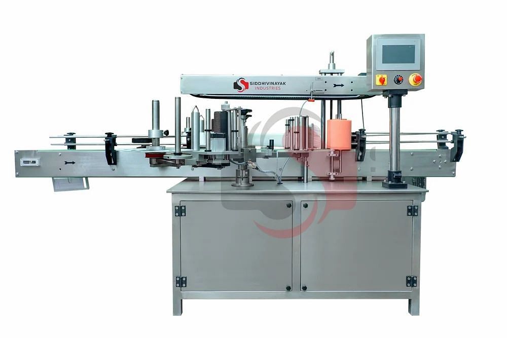 Round Double Side Sticker Labeling Machine