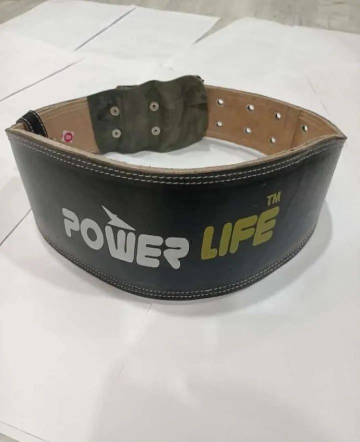 Round Gym Leather Belt