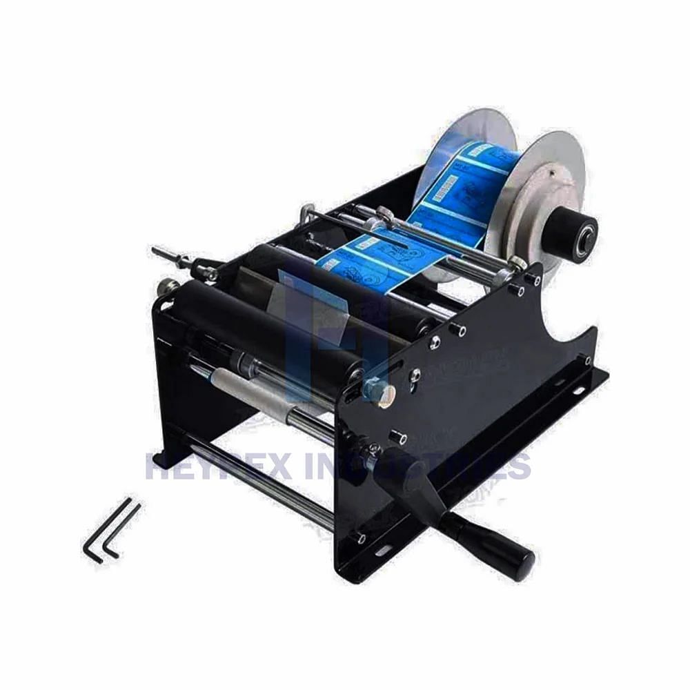 Round Manual Labelling Machine, For Sticker Labeling