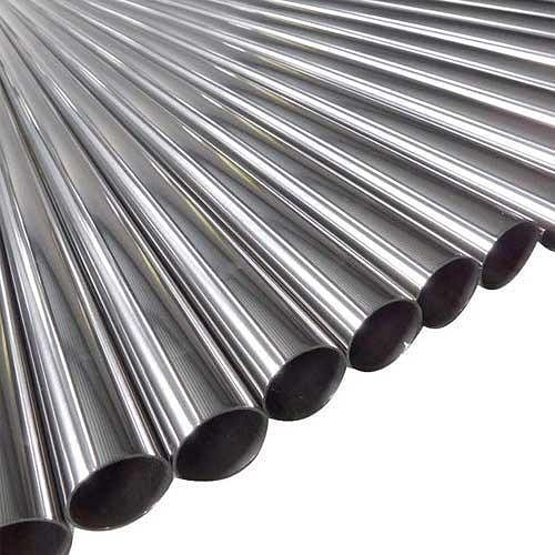 Round Silver Jindal SS 316 Stainless Steel Tube, 3 to 12 Mtr