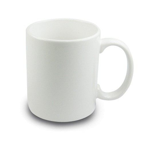 Round Sublimation White Ceramic Mug, Capacity: 60 ml