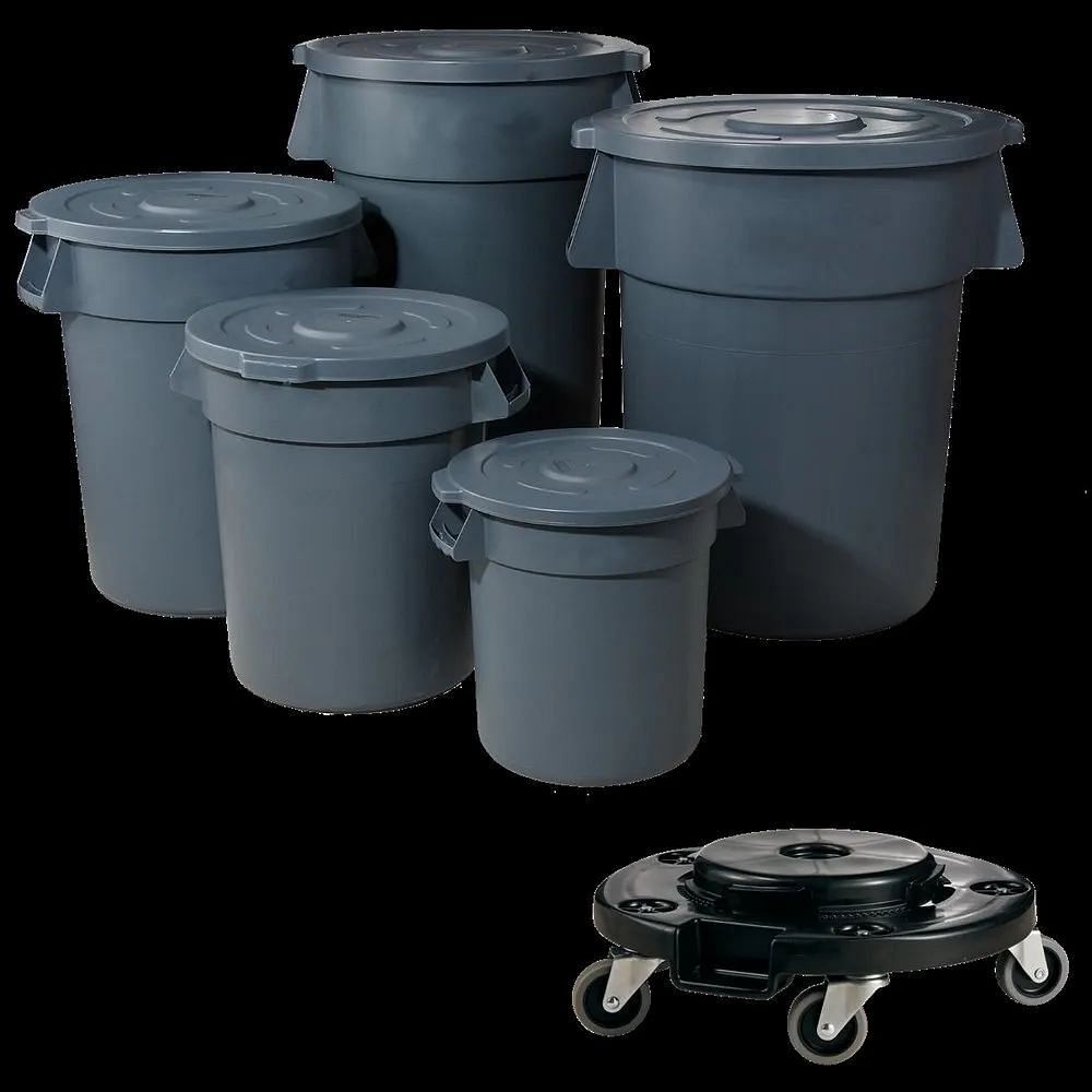 ROUND WASTE-BIN CONTAINER