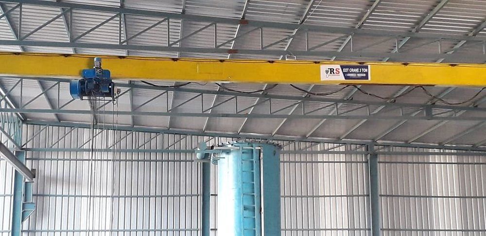 RS.ENGINEERING Electric 1-5 Ton MONORAIL CRANE, For Industrial, Ll Indoor