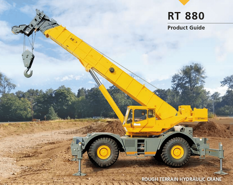 RT 880 Rough Terrain Cranes