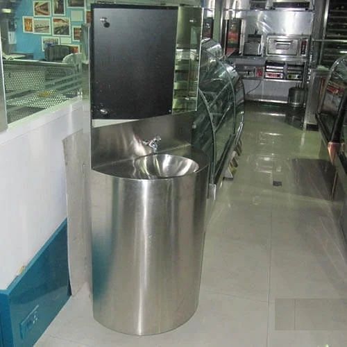 Raunak Kitchen Silver S Steel Hand Wash Equipment