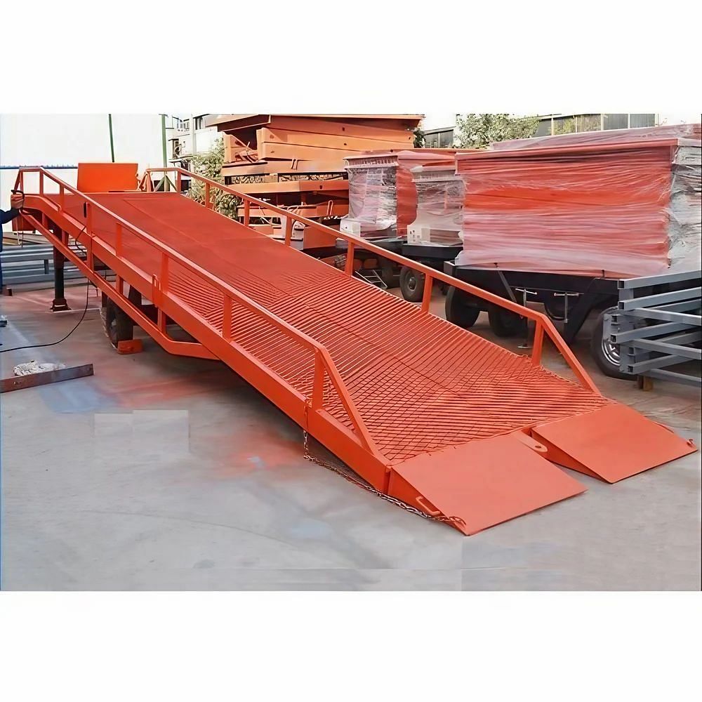 SAIDEEP Hydraulic Container Loading Ramp, For Loding Unloding, Size/Capacity: 8 Ton