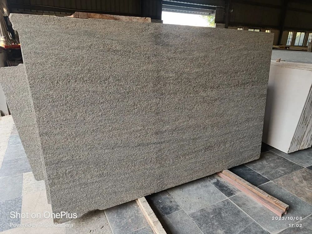 Sand blast granite slabs