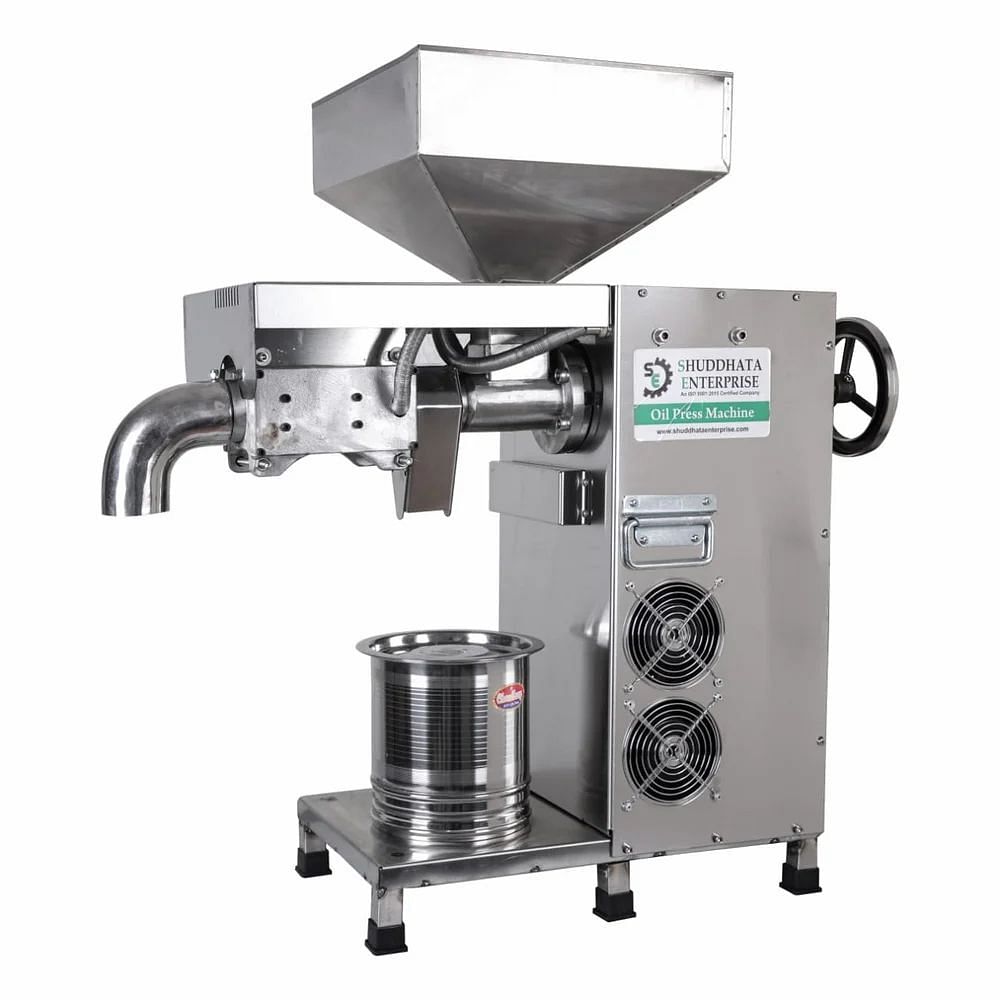 Screw and Barrel Business Soyabean Oil Maker Machine 4500 Watt