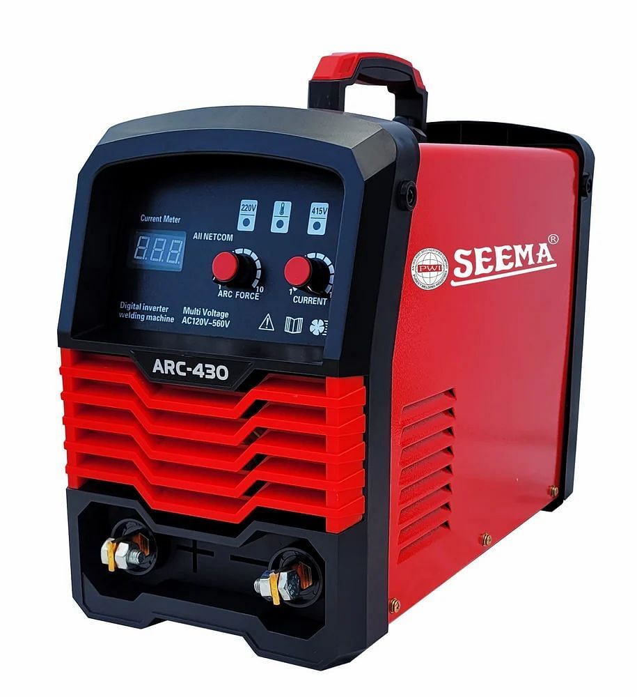 Seema 430 Red Single 220v/Two Phase 440v, 50-60 Hz Ac Input, 1yr Warranty, Igbt Arc Welding Machine