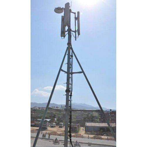 Self-Supporting Tower 5x5 Roof Top Pole, Size: 3 Mtr, Load Capacity: 200 kg