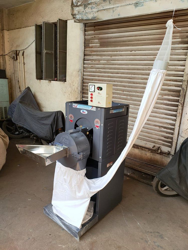 Semi-Automatic 10 Hp Double stage Flour Pulvlizer, Blower Pulverizer