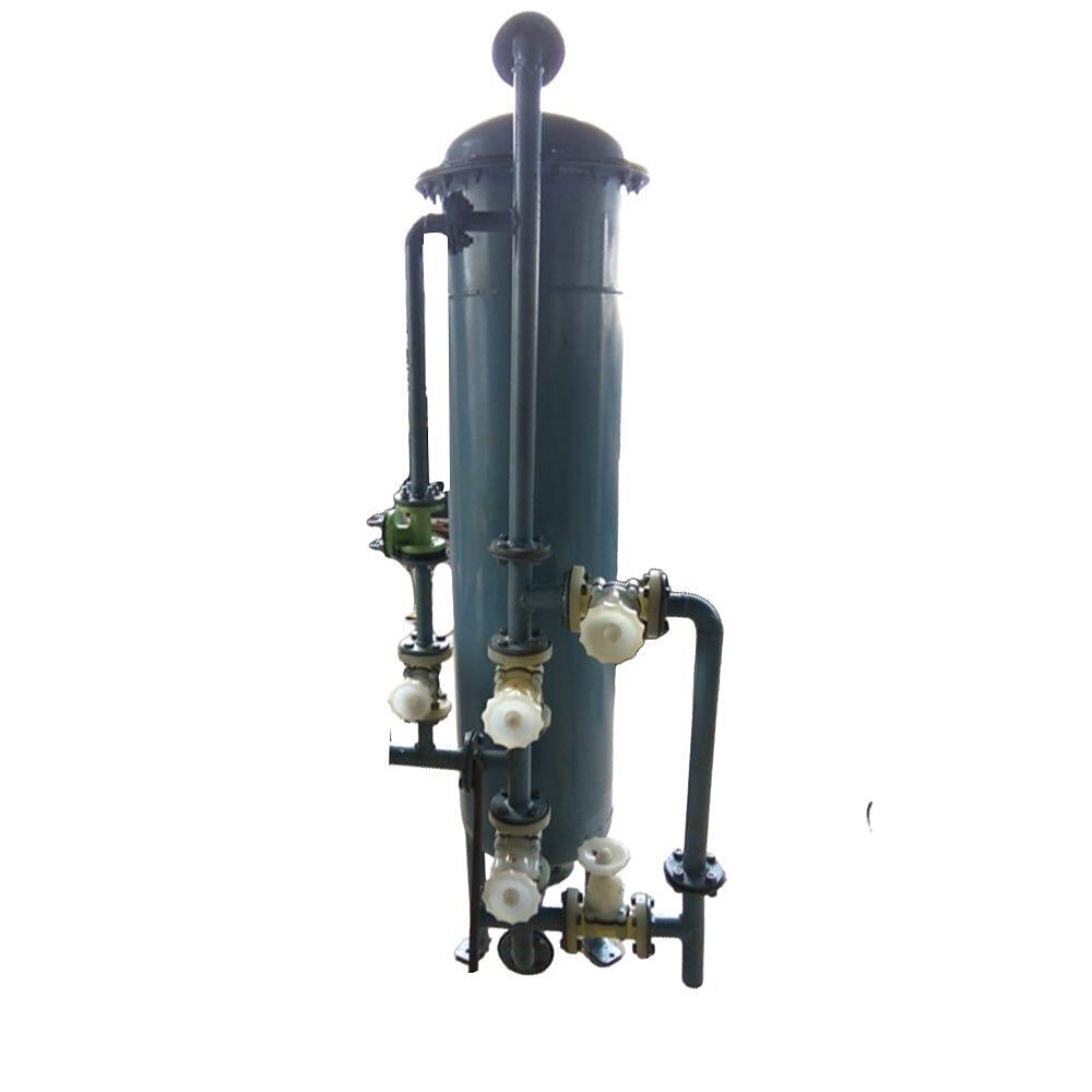 Semi-Automatic 8000 LPH 500L Mild Steel Water Softener Plant, For Industrial