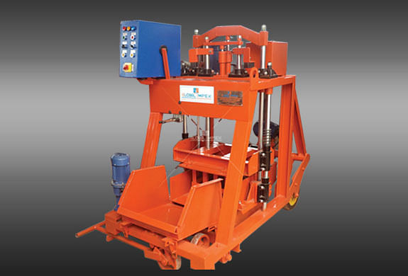 Semi-Automatic Cement Block Making Machine