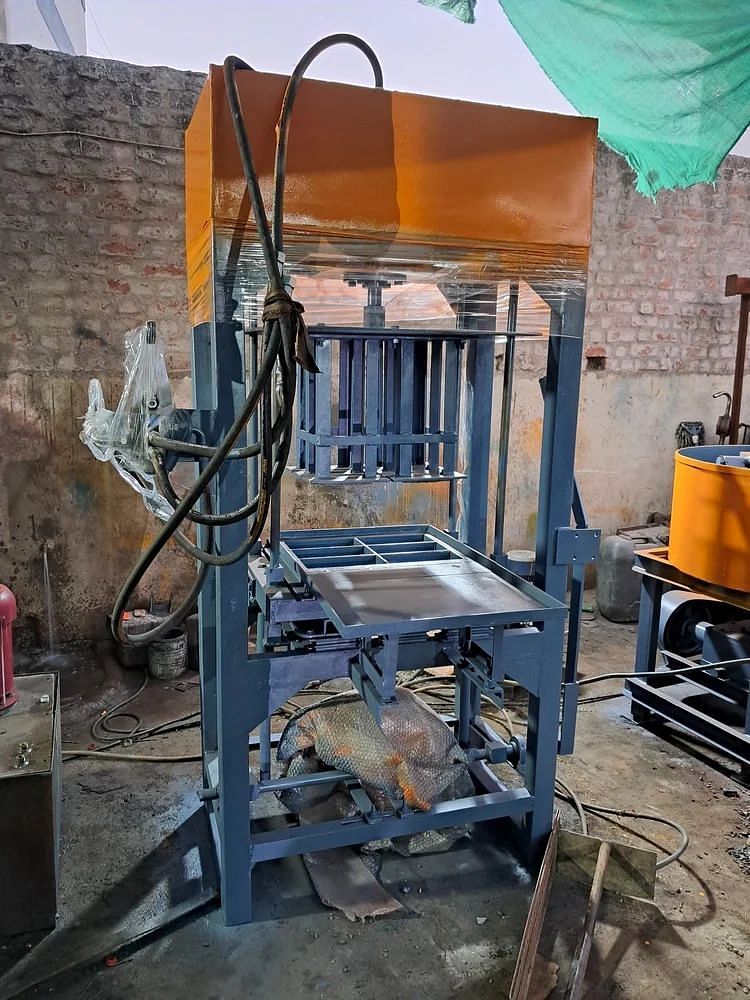 Semi Automatic Cement Bricks Making Machine