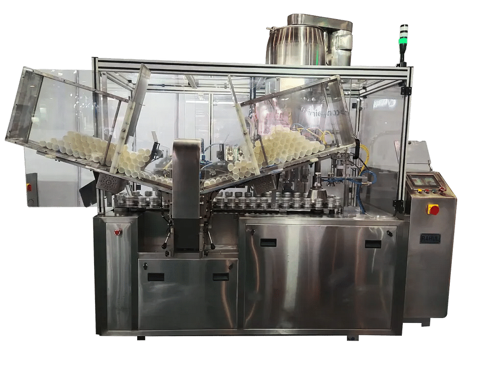 Semi-Automatic Double Head Tube Filling Machine