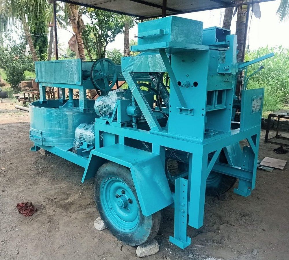 Semi Automatic Fly Ash Bricks Machine