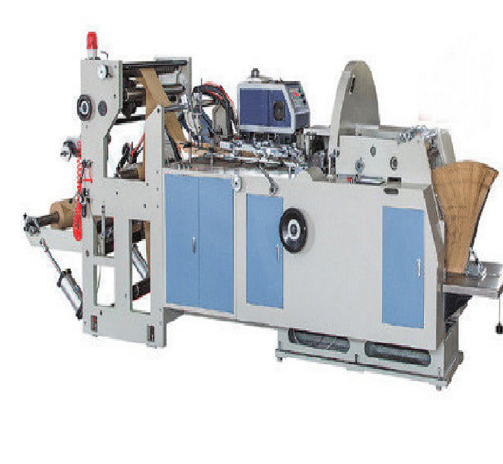 Semi Automatic High Speed Paper Bag Making Machine, Capacity: 40 pieces/hour, 140 V