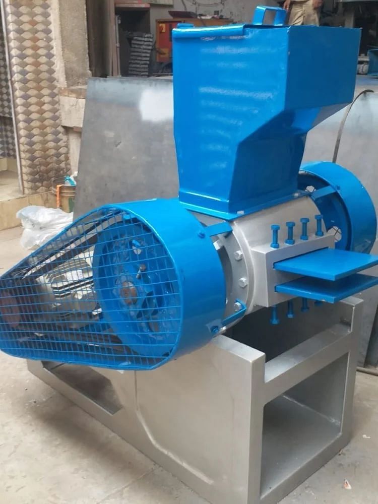 Semi-Automatic Mild Steel Ld Film Scrap Grinder Machine