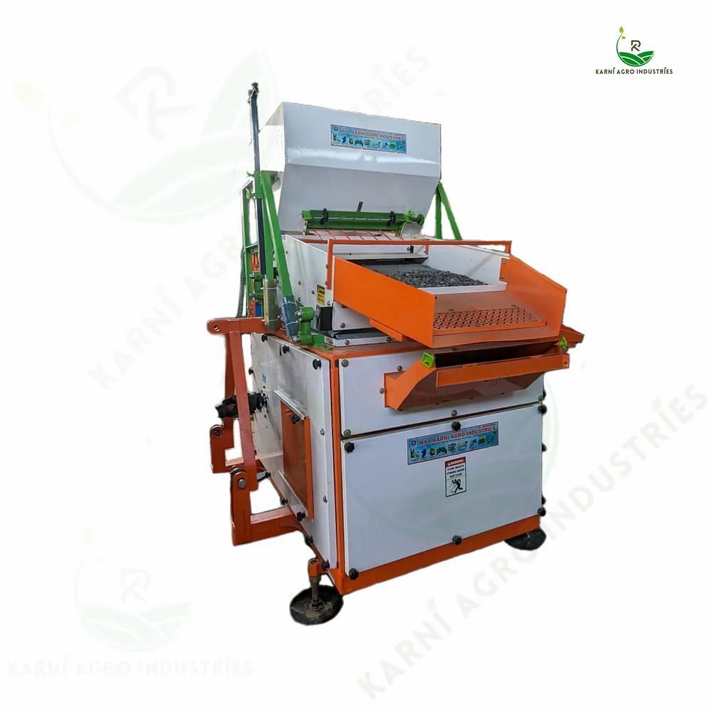 Semi-Automatic MS Groundnut Destoner Machine, Three Phase