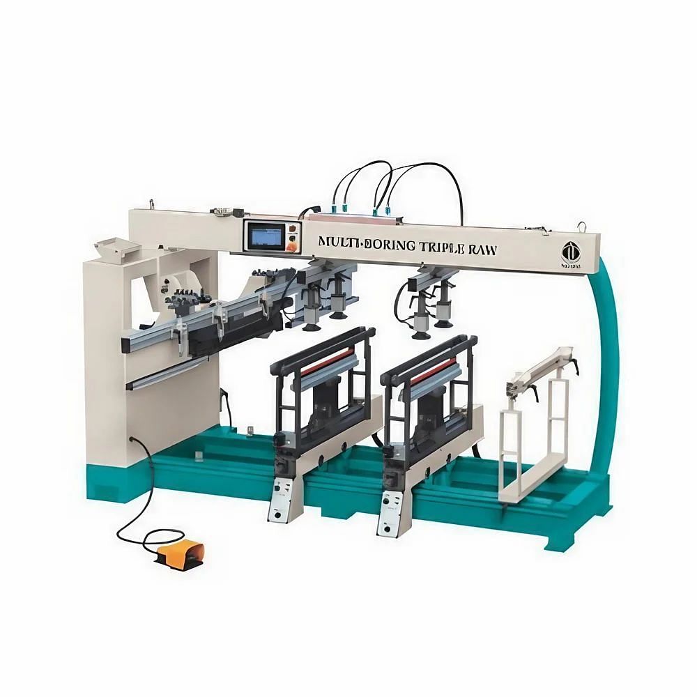 Semi-Automatic Multi Drill 3 Head Boring Machine NIHAR