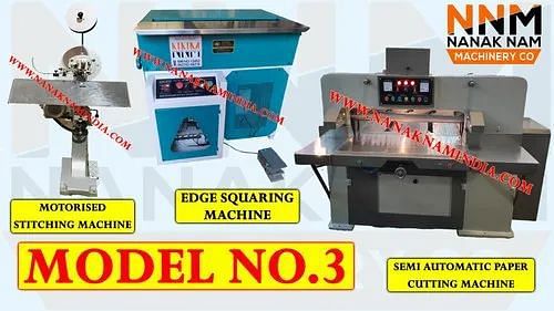 Semi Automatic Notebook Making Machine