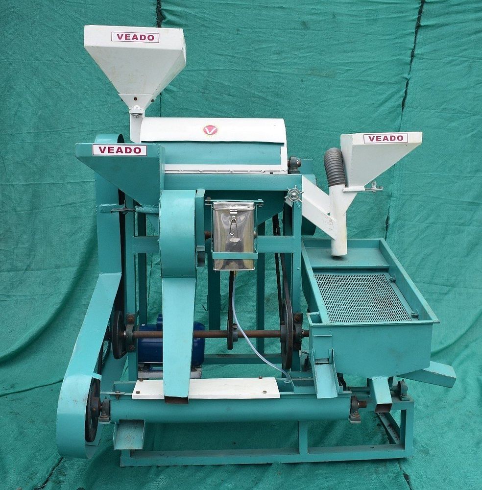 Semi-Automatic P K V Mini Dal Mill Machine, 150kg/hour