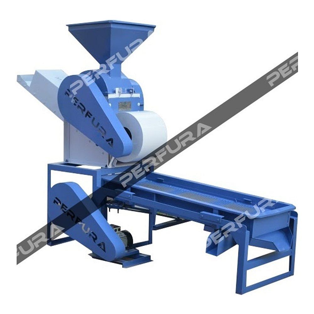 Semi-Automatic Painted Groundnut Decorticator Cum Grader, 3 HP, Three Phase