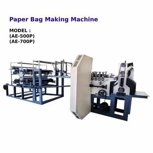 Semi Automatic Paper Bag Making Machine, Capacity: 1000 pcs/hr