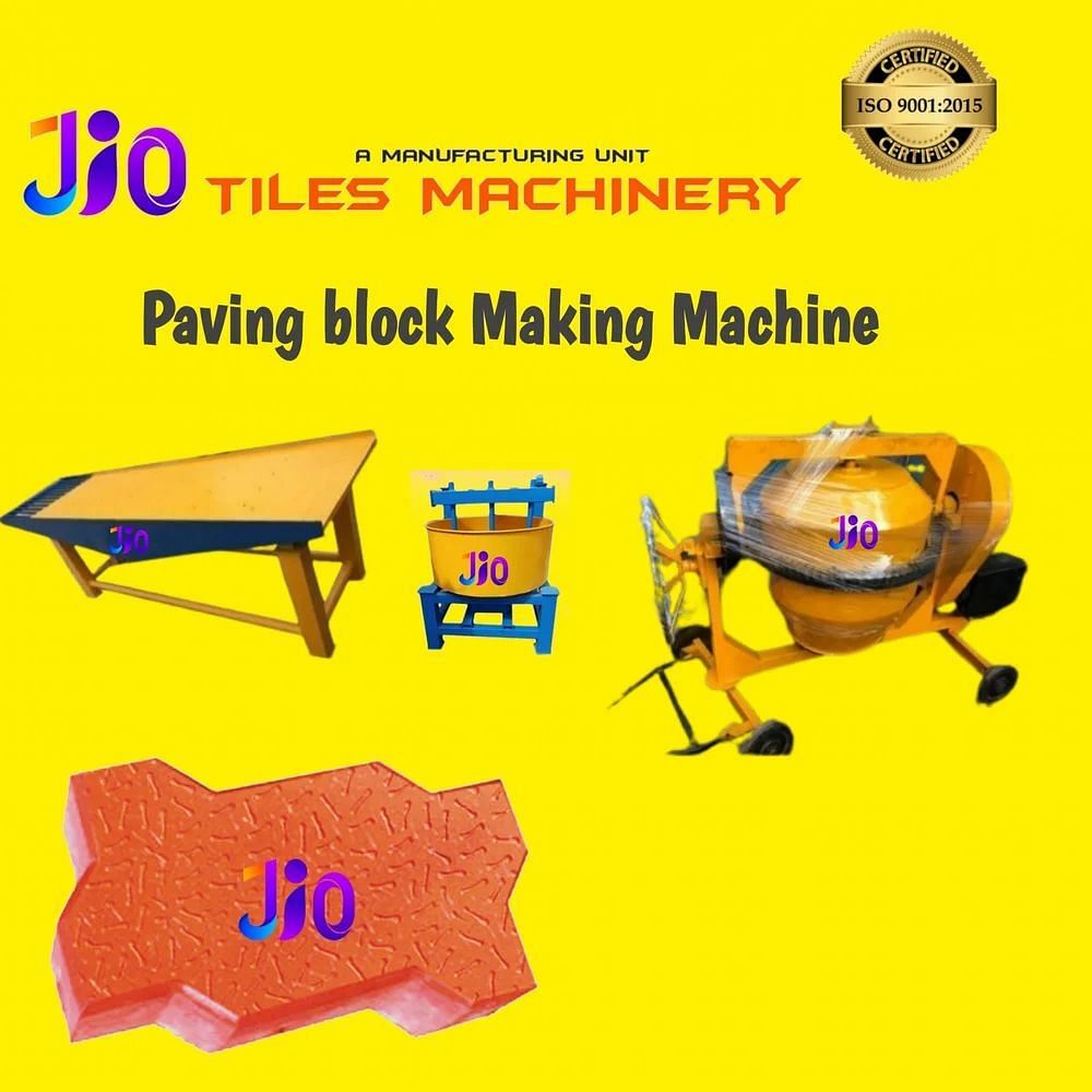 Semi-Automatic Paving Block Making Machine