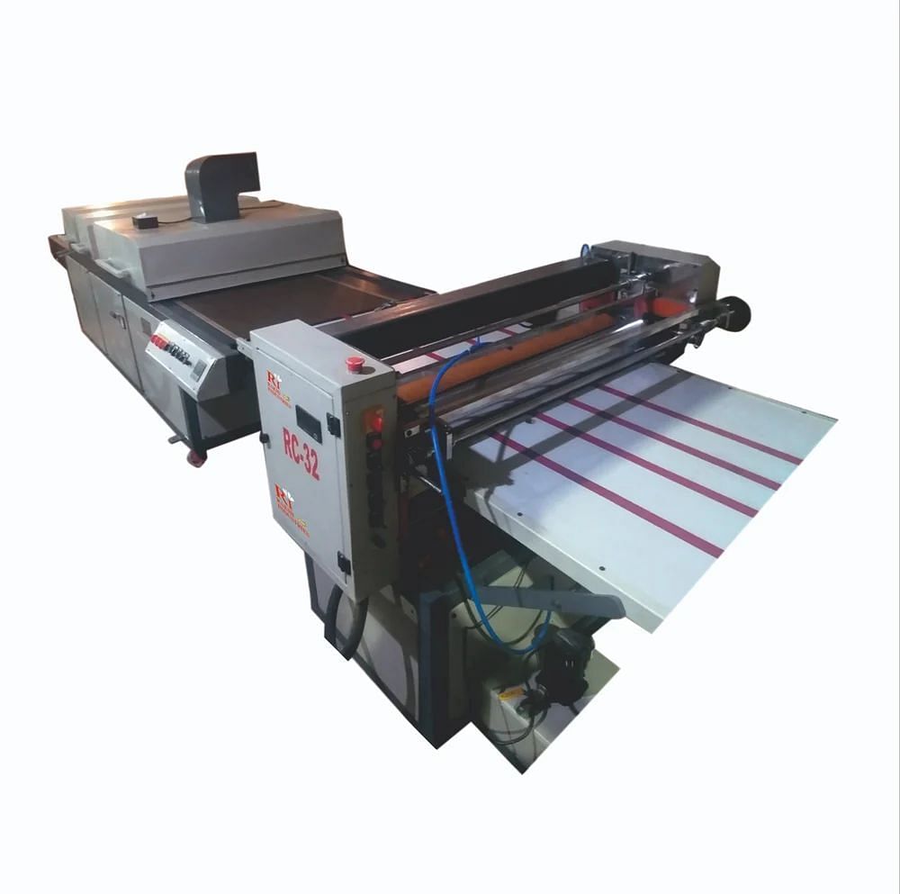 Semi Automatic Roller Coater Uv Curing Machine, For Printing