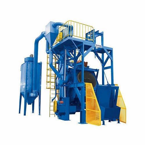 Semi-Automatic Semi Automatic Drum Type Shot Blasting Machine