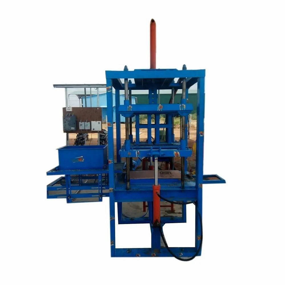 Semi Automatic Solid Block Making Machine