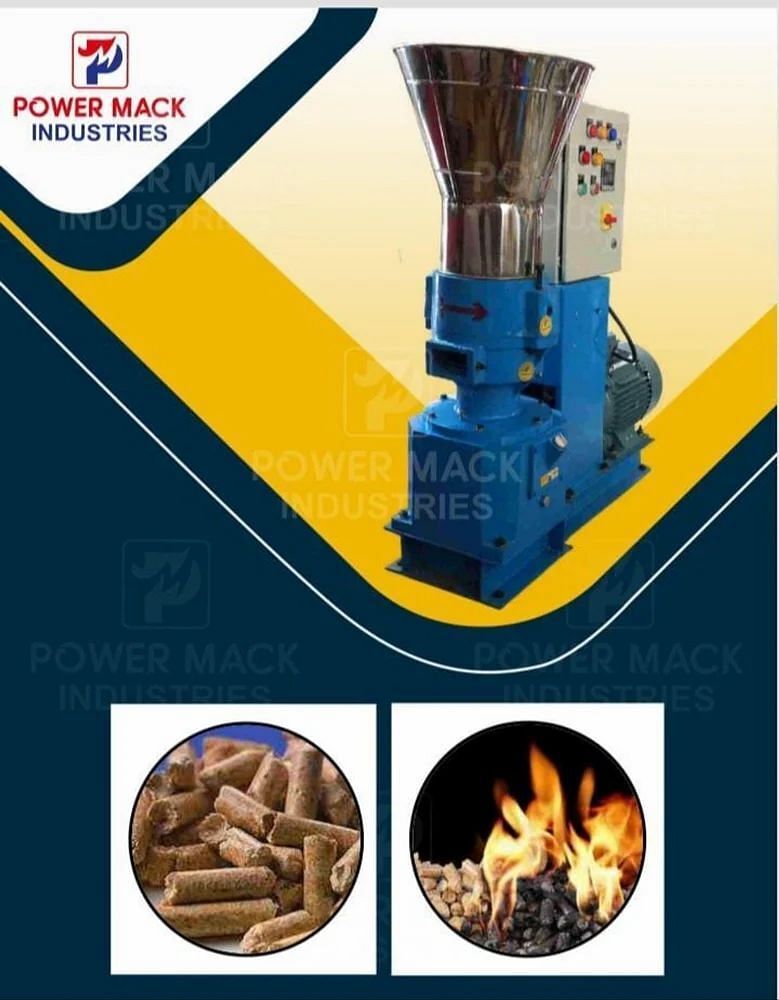 Semi Automatic SS (body) Biomass Pellets Making Machine, Capacity: 30 Kg/Hour