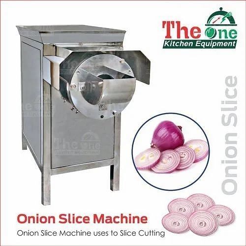 Semi-Automatic Stainless Steel Onion Slicer, 0.5 HP