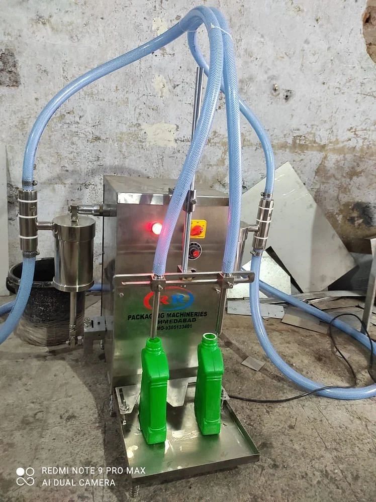 Semi Automatic Volumetric Oil Filling Machine