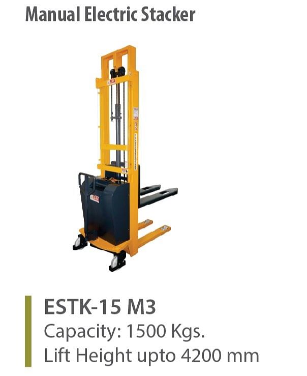 Semi Electric Lifting Stacker