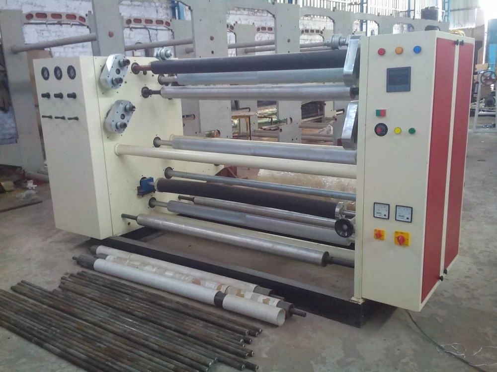 Shaft Slitter Machine, 150 m/min