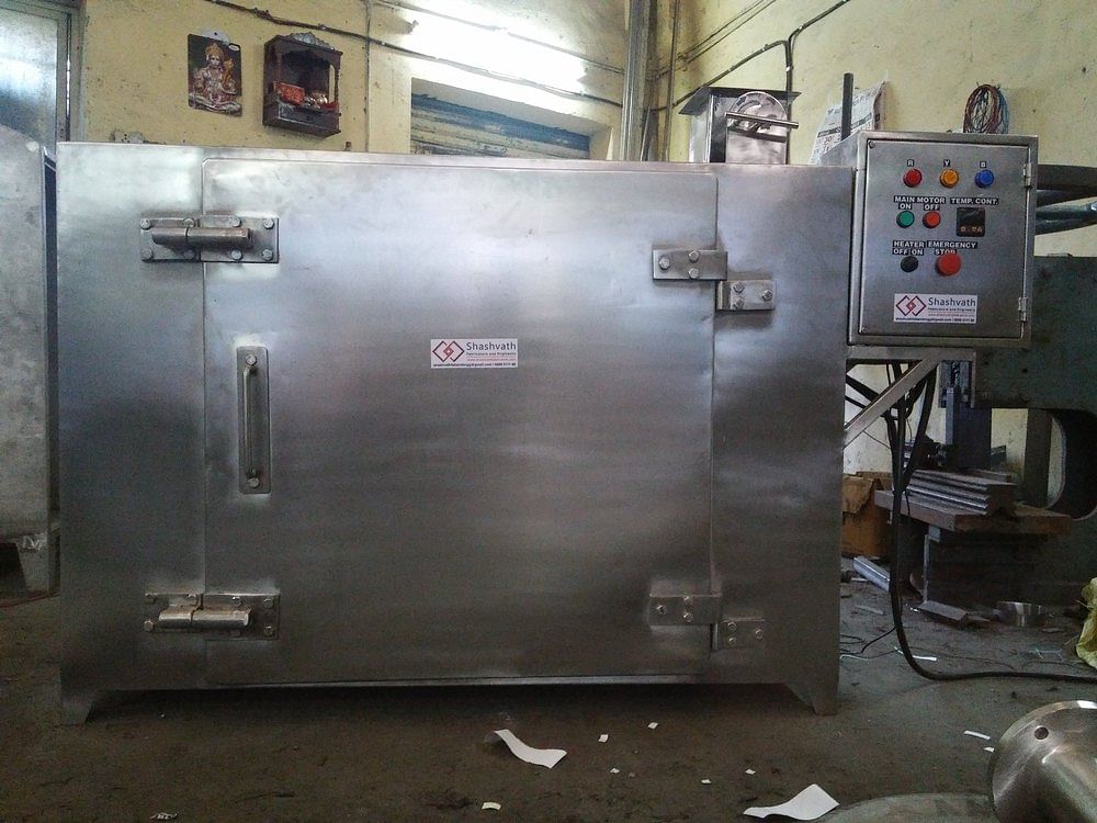 Shashvath Automatic Stainless Steel Tray Dryer, Steam & Heater